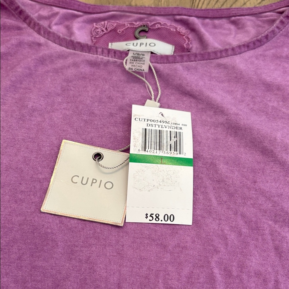Cupio Purple Women's Top - Picture 2 of 6